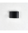 Applique murale 4W CURVE - IP65, noir, haut/bas, extérieur, avec source