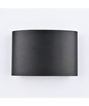 Applique murale 4W CURVE - IP65, noir, haut/bas, extérieur, avec source