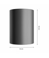 Spot LED plafonnier, Watt réglable - En saillie, 14W-27W, IP44, RA90, UGR19, 5 ans de garantie, noir