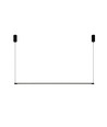 86cm suspension table à manger dimmable - Noire, 11W LED, câbles inclus