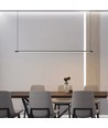 86cm suspension table à manger dimmable - Noire, 11W LED, câbles inclus