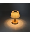 Lampe de table LED rechargeable - Tissu, tactile dimmable, CCT, IP20