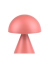 Lampe de table LED rechargeable - Rose, Ø15cm, H 22cm, tactile dimmable, 3en1, IP20
