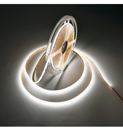 5m 16,5W/m Ruban LED COB sans points RA92 - 4000K, 24V DC, IP20, 304 LED/m