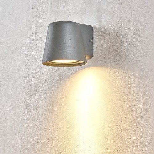 Applique murale Avero GU10 - Gris, IP65, intérieur/extérieur, sans source lumineuse