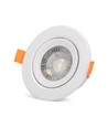 Spot LED encastrable 7W Ø10cm - Perçage : Ø8 cm, Dimensions : Ø10 cm, Driver intégré