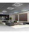 Dalle LED 60x60 V-Tac 64W Diamond-in-Square - 595x595mm, Driver Lifud, sans scintillement, 6500K