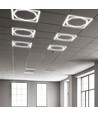 Dalle LED 60x60 Octagon Borderline, 72W - 6500K, Double driver Lifud, sans scintillement