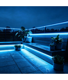 5m 9W/m Bleu Slim COB strip - 230V, IP67 étanche, 296 LED, sécable tous les 10cm