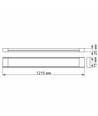 Réglette LED 120cm 54W complète - 5000K, blanc