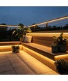 5m 9W/m Jaune Slim COB strip - 230V, IP67 étanche, 296 LED, sécable tous les 10cm