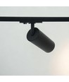 Spot sur rail 10W monophasé RA95 - Noir, 1F2W