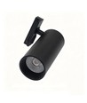 Spot sur rail 10W monophasé RA95 - Noir, 1F2W