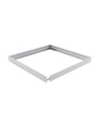 Cadre pour panneau LED 60x60 - hauteur 62mm, kit de montage rapide sans vis, bord blanc