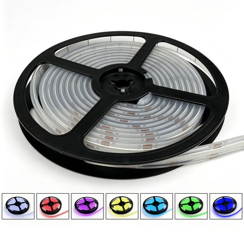 5m 13W/m RGB Dotless COB-LED strip - 24V DC, IP67, 576 LED par mètre