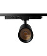 Spot sur rail triphasé 10-14W CCT Triac - RA93, CCT & Watt réglables, noir