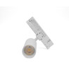 Spot sur rail triphasé 10-14W CCT Triac - RA93, CCT & Watt réglables, blanc