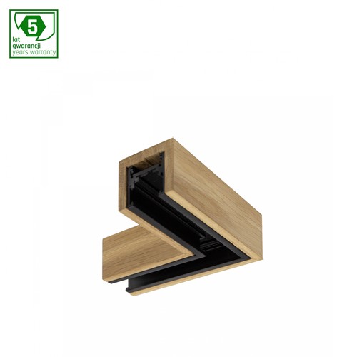Connecteur en L System Shift pour Wood Slim - Horizontal, noir