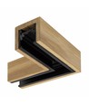 Connecteur en L System Shift pour Wood Slim - Horizontal, noir