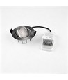 Spot LED 7W RA96 CCT + DimToWarm pour isolation - Dimmable, Trou: Ø6,8 cm, Dim: Ø9,3 cm, acier brossé