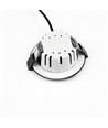 Spot encastrable 7W RA96 CCT + DimToWarm - Dimmable, Perçage: Ø6,8 cm, Dim: Ø8,3 cm, noir