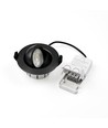 Spot encastrable 7W RA96 CCT + DimToWarm - Dimmable, Perçage: Ø6,8 cm, Dim: Ø8,3 cm, noir