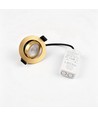 Spot encastrable 7W Ø8,3cm DimToWarm+CCT dimmable RA96 - Trou: Ø6,8 cm, Dim: Ø8,3 cm, Or