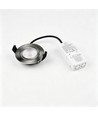 Spot encastrable 7W Ø8,3cm DimToWarm+CCT dimmable RA96 - Trou: Ø6,8 cm, Acier brossé
