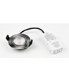 Spot encastrable 7W Ø8,3cm DimToWarm+CCT dimmable RA96 - Trou: Ø6,8 cm, Acier brossé