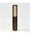 FYRON Bollard lampe de jardin, Coffee - E27, 61 cm, IP54 extérieur, borne