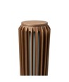 FYRON Bollard lampe de jardin, Coffee - E27, 61 cm, IP54 extérieur, borne