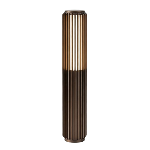 FYRON Bollard lampe de jardin, Coffee - E27, 61 cm, IP54 extérieur, borne