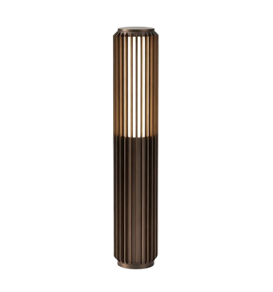 FYRON Bollard lampe de jardin, Coffee - E27, 61 cm, IP54 extérieur, borne
