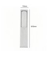 FYRON Bollard lampe de jardin, Coffee - E27, 61 cm, IP54 extérieur, borne