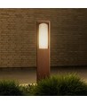 FYRON Bollard lampe de jardin, Coffee - E27, 61 cm, IP54 extérieur, borne