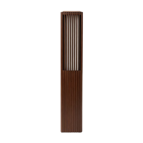 FYRON Bollard lampe de jardin, Coffee - E27, 61 cm, IP54 extérieur, borne