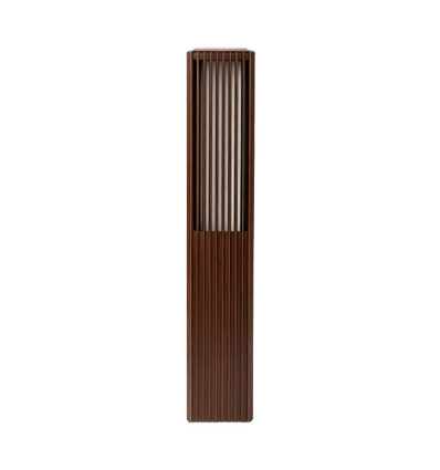 FYRON Bollard lampe de jardin, Coffee - E27, 61 cm, IP54 extérieur, borne