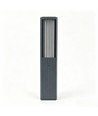 FYRON Bollard lampe de jardin, Gris - E27, 61 cm, IP54 extérieur, borne