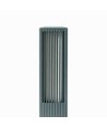 FYRON Bollard lampe de jardin, Gris - E27, 61 cm, IP54 extérieur, borne