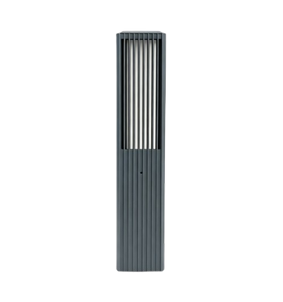 FYRON Bollard lampe de jardin, Gris - E27, 61 cm, IP54 extérieur, borne