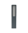 FYRON Bollard lampe de jardin, Gris - E27, 61 cm, IP54 extérieur, borne