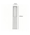 FYRON Bollard lampe de jardin, noir - E27, 61 cm, IP54 extérieur, borne