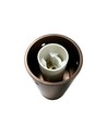 Borne de jardin laiton antique - E14, 60 cm, IP54 extérieur, sans ampoule