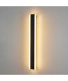 Applique 60cm - Noire, carrée, haut/bas, réglable, intérieur/extérieur, IP65, source incluse