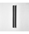 Applique 60cm - Noire, carrée, haut/bas, réglable, intérieur/extérieur, IP65, source incluse