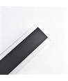 Applique 60cm - Noire, carrée, haut/bas, réglable, intérieur/extérieur, IP65, source incluse