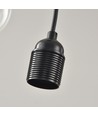Suspension grappe ALTEA 5xE27 noir - Ø30, sans source lumineuse