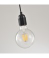 Suspension grappe ALTEA 3xE27 noir - Ø25, sans source lumineuse