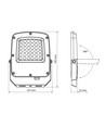 Projecteur LED 30W CCT - IP65, 3-en-1 couleur de lumière, extérieur, lampe de travail