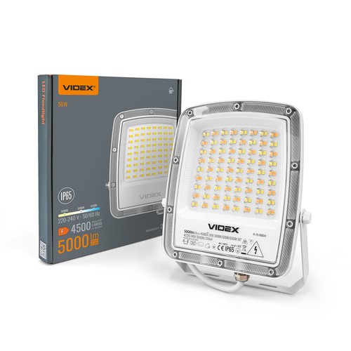 Projecteur LED 50W CCT - IP65, 3 couleurs de lumière, extérieur